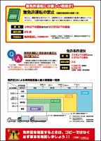 運転免許証・車検証のチェックポイント 【クリアファイル】